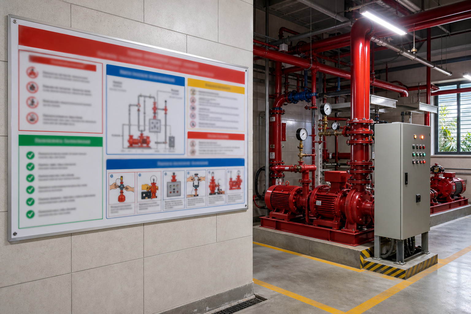 Nội dung nên có trên bảng nội quy vận hành máy bơm PCCC - Máy bơm PCCC - Máy Bơm Nhập Khẩu Chính Hãng