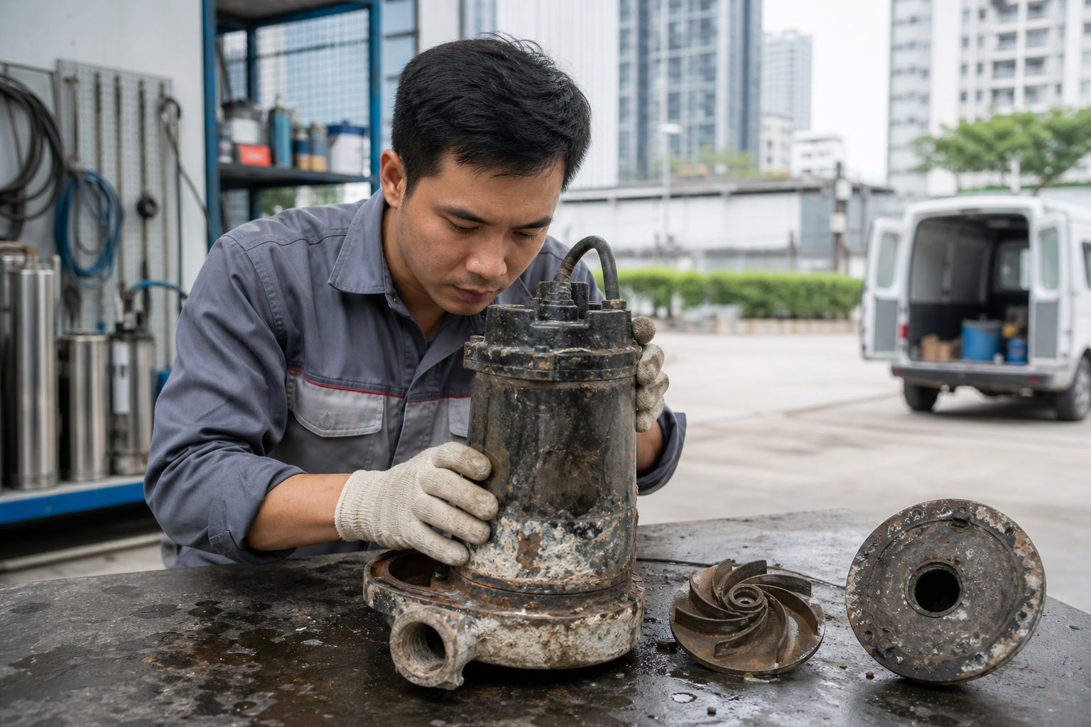Máy bơm chìm thường gặp vấn đề gì khi sử dụng lâu ngày? - Bảo dưỡng và sửa chữa máy bơm - Máy Bơm Nhập Khẩu Chính Hãng