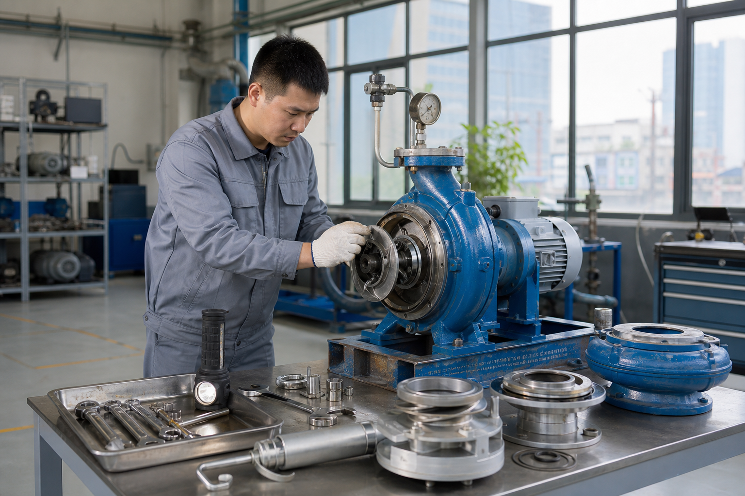 Quy trình bảo dưỡng máy bơm ly tâm thường gồm gì? - Bảo dưỡng và sửa chữa máy bơm - Máy Bơm Nhập Khẩu Chính Hãng