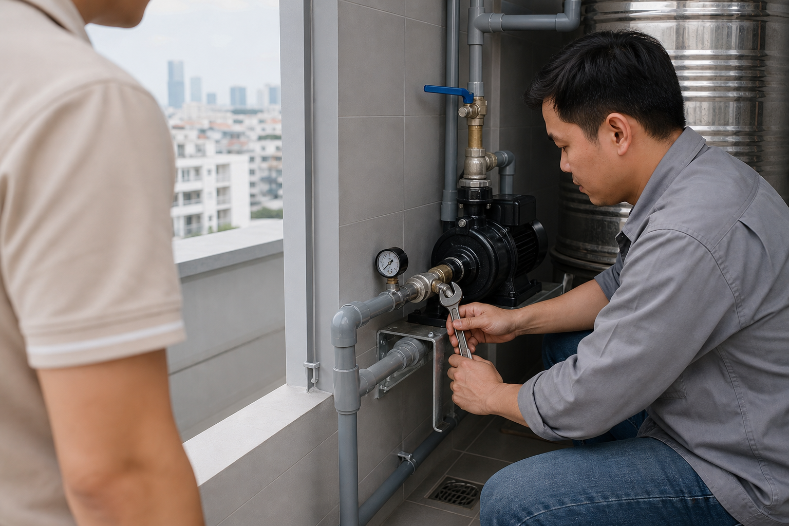 Khi nào nên chọn máy bơm nước mini cho căn hộ tại Hà Nội? - Báo giá máy bơm - Máy Bơm Nhập Khẩu Chính Hãng