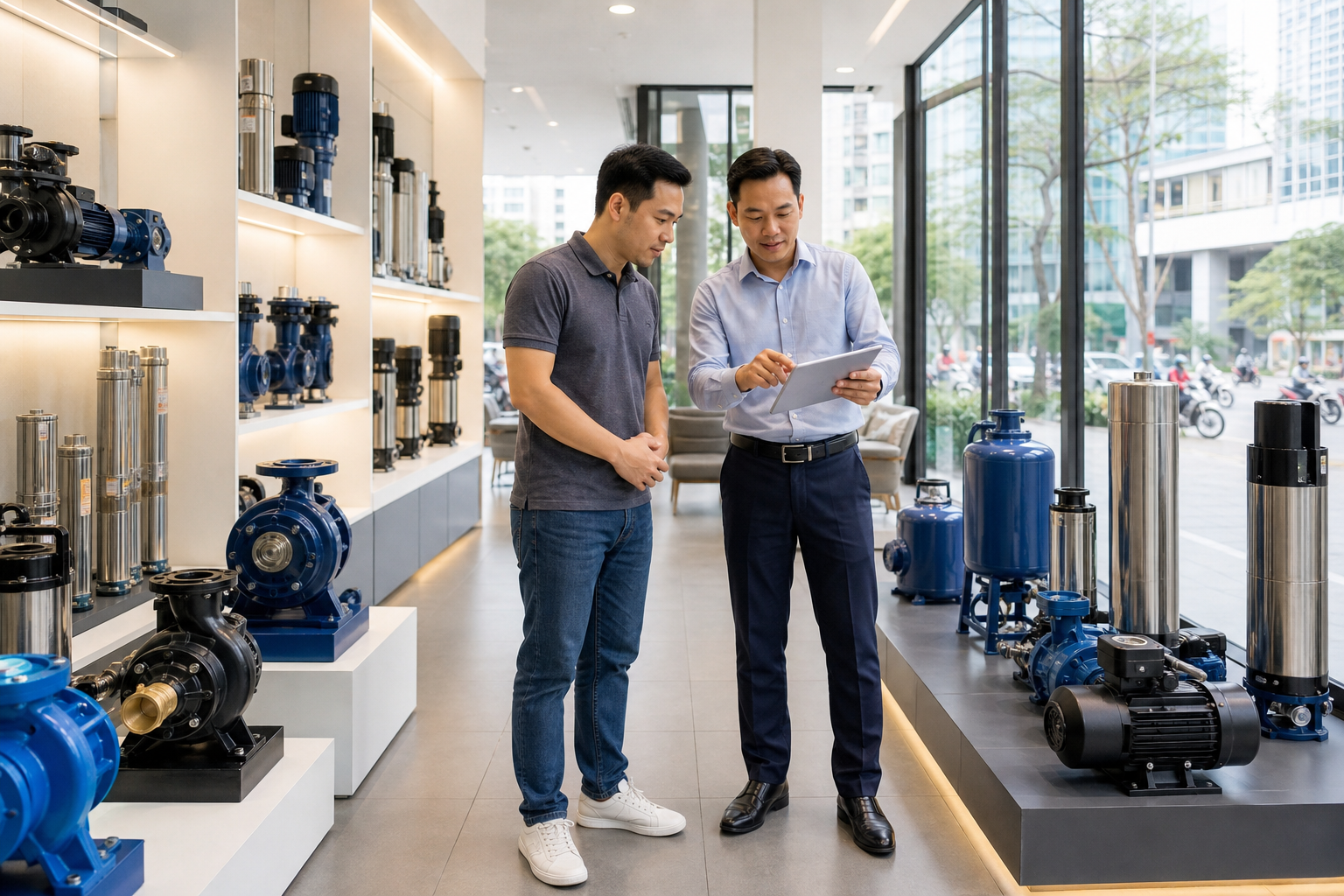 Báo giá máy bơm nước tại Hà Nội: cách chọn đúng nhu cầu
