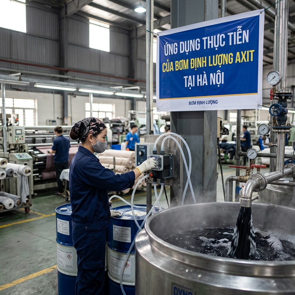 Ứng dụng thực tiễn của bơm định lượng axit tại Hà Nội - Bơm định lượng - Máy Bơm Nhập Khẩu Chính Hãng