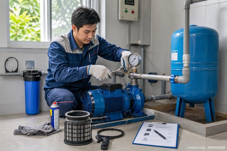 Cách bảo dưỡng máy bơm nước định kỳ giúp máy bền hơn