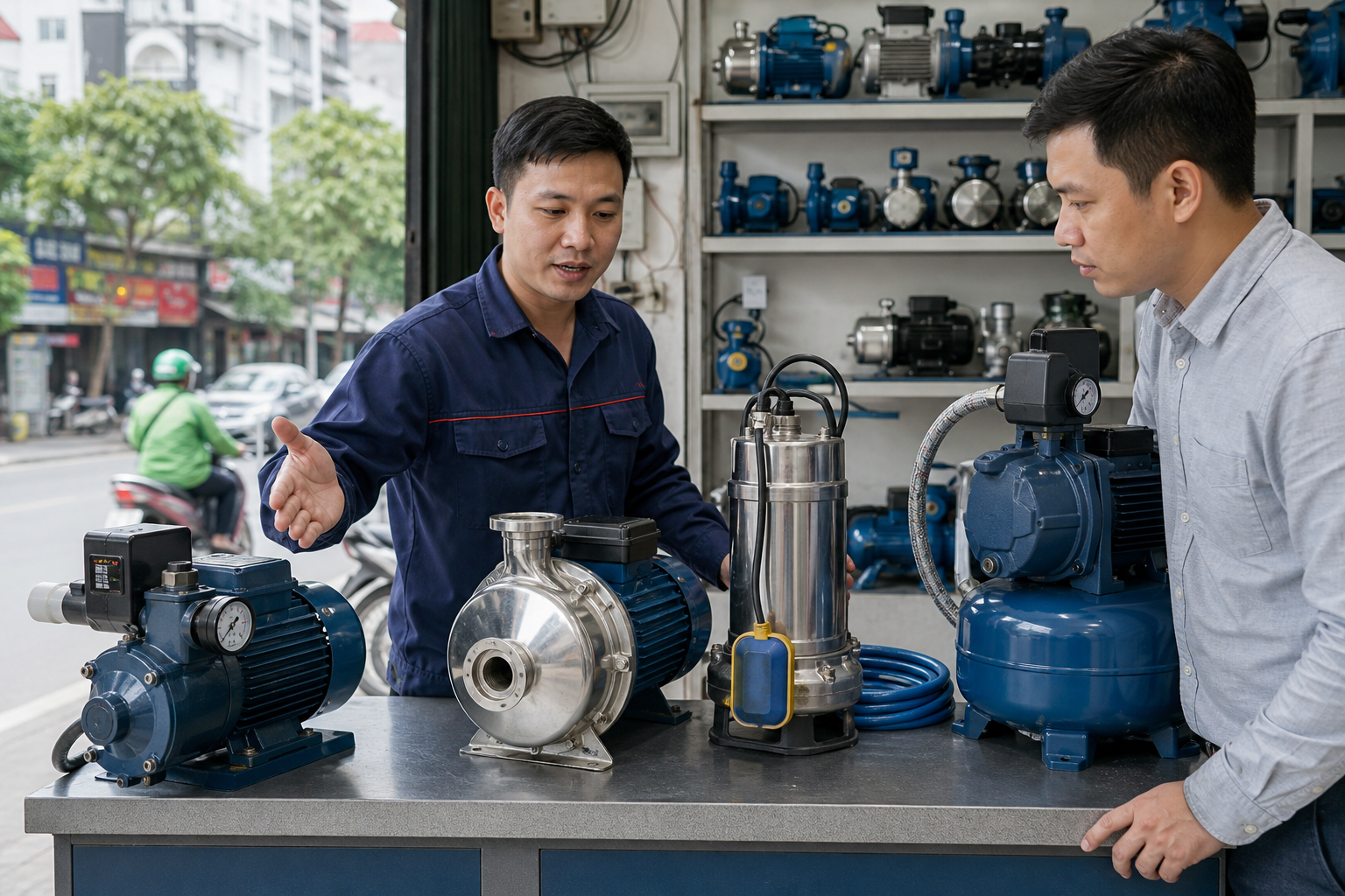 2. Chọn đúng loại máy bơm theo từng tình huống - Tư vấn chọn máy bơm - Máy Bơm Nhập Khẩu Chính Hãng
