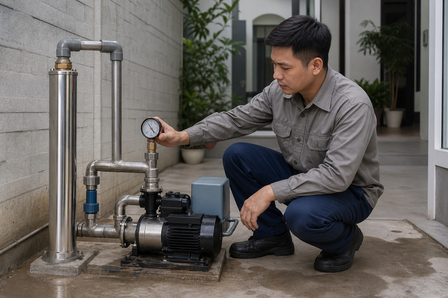Cách chọn máy bơm giếng khoan cho gia đình tại Hà Nội