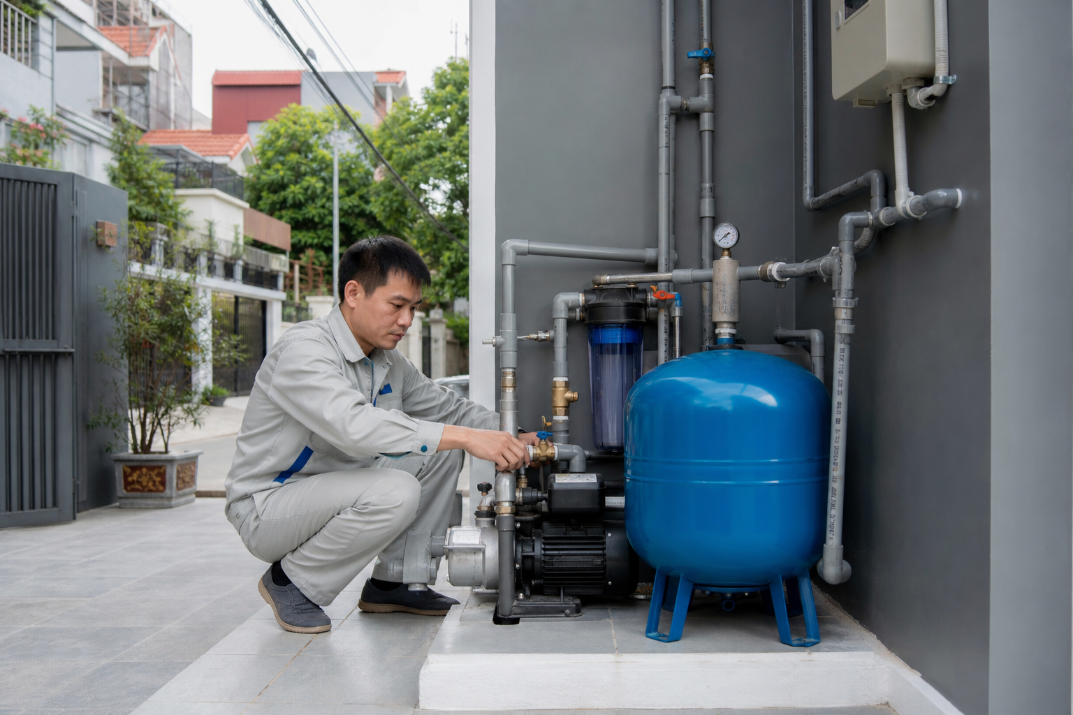 Cách chọn máy bơm giếng khoan phù hợp cho nhà ở Hà Nội