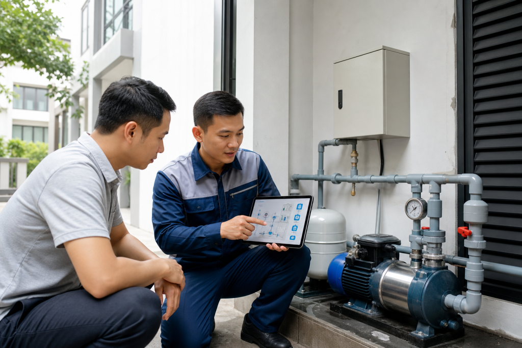 1. Xác định đúng nhu cầu dùng nước của ngôi nhà - Tư vấn chọn máy bơm - Máy Bơm Nhập Khẩu Chính Hãng