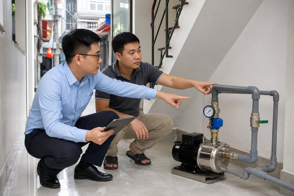 2. Những tiêu chí quan trọng khi chọn máy bơm tăng áp - Tư vấn chọn máy bơm - Máy Bơm Nhập Khẩu Chính Hãng