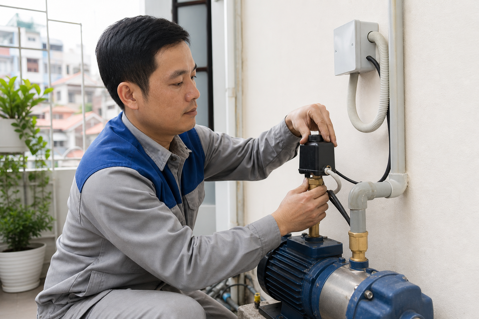 Rơ-le áp suất là gì và khi nào cần lắp - Hướng dẫn sử dụng máy bơm - Máy Bơm Nhập Khẩu Chính Hãng