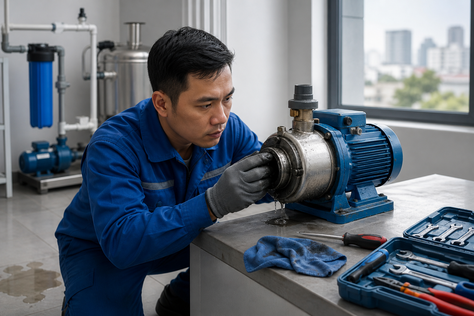 Dấu hiệu nhận biết phớt đã xuống cấp - Hướng dẫn sử dụng máy bơm - Máy Bơm Nhập Khẩu Chính Hãng