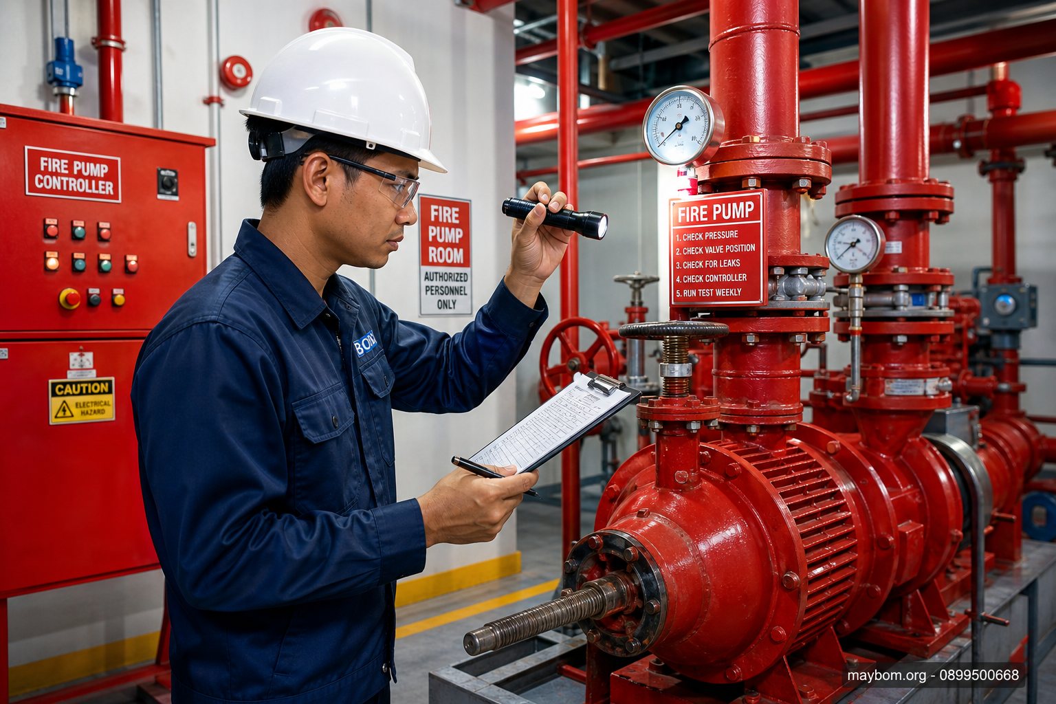 Kiểm tra hằng ngày hoặc trước ca trực
