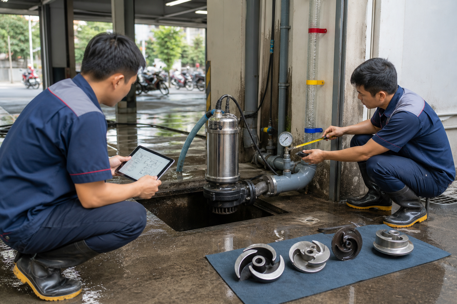 Cách xác định lưu lượng, cột áp và kiểu cánh bơm phù hợp - Máy bơm nước thải - Máy Bơm Nhập Khẩu Chính Hãng