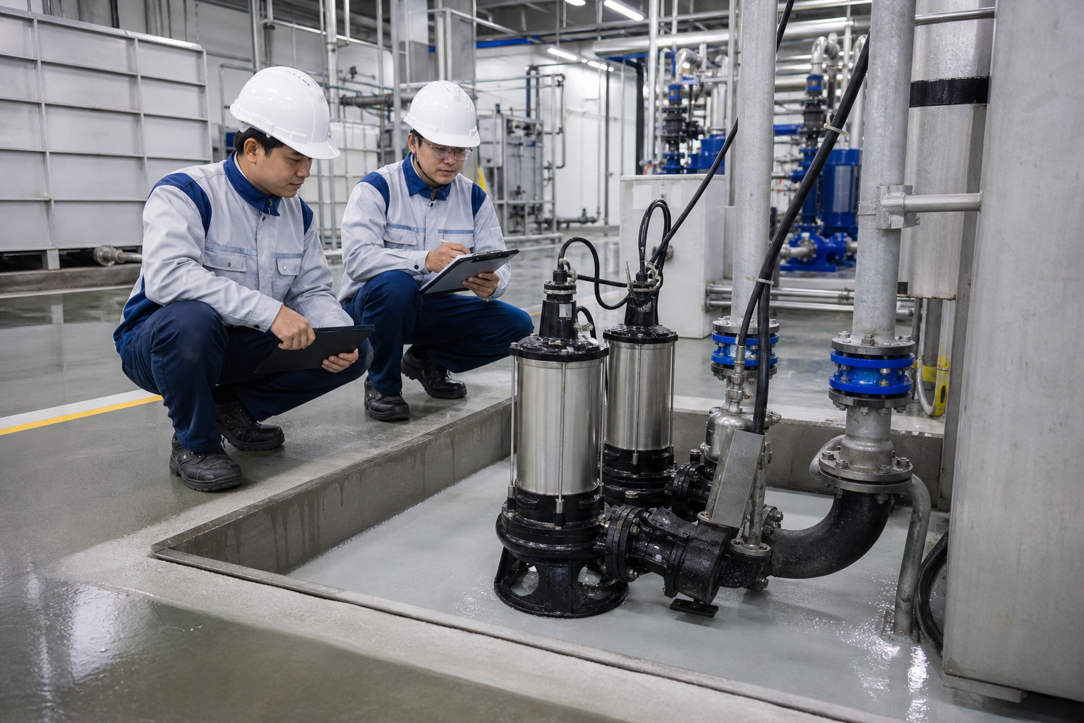 Chọn máy bơm nước thải cho xưởng sản xuất tại Hà Nội