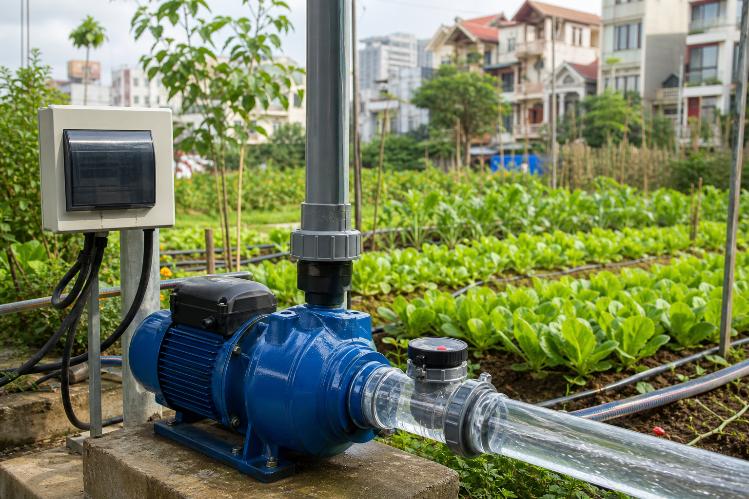 Các thông số nên xem kỹ: lưu lượng, cột áp và nguồn điện - Máy bơm tưới tiêu - Máy Bơm Nhập Khẩu Chính Hãng