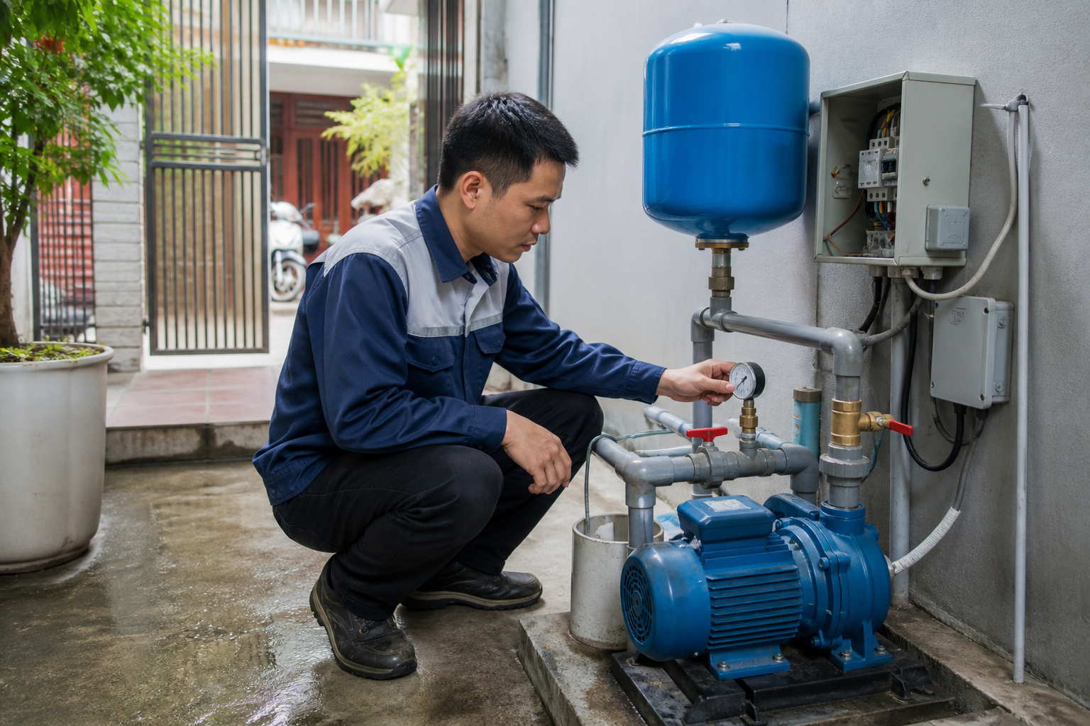 Dấu hiệu máy bơm giếng khoan cần bảo dưỡng ở Hà Nội