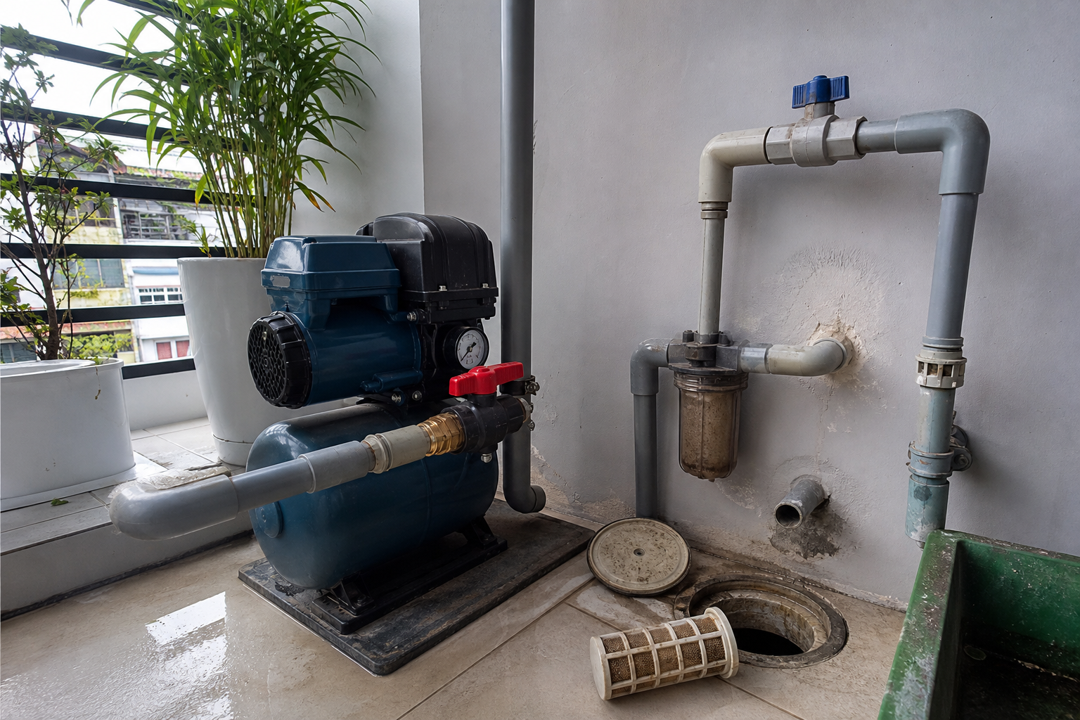 Những nguyên nhân phổ biến khiến nước yếu trong nhà ống - Máy bơm tăng áp - Máy Bơm Nhập Khẩu Chính Hãng