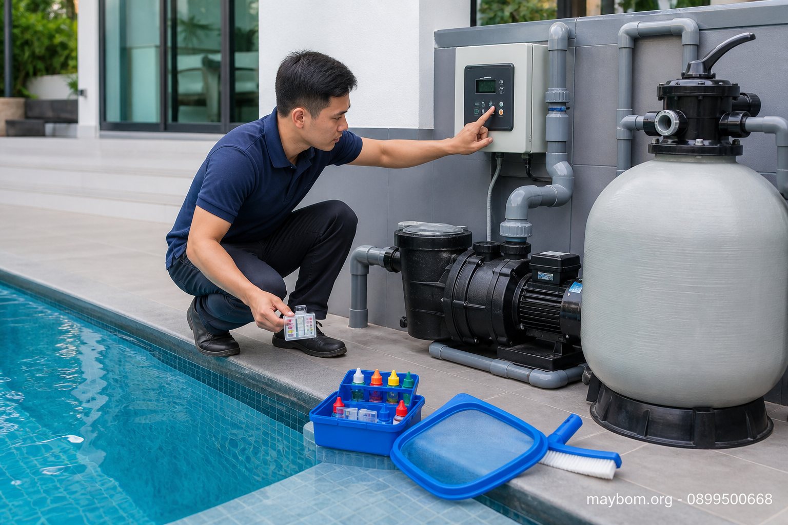 3.2. Theo dõi chất lượng nước và mức độ tương thích với hệ thống lọc