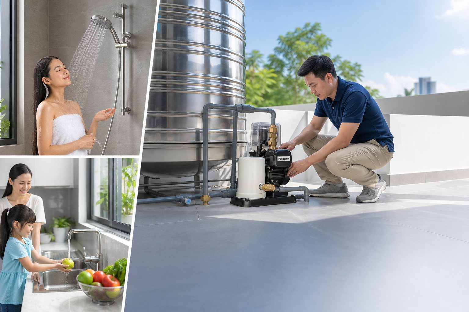 Những trường hợp nên cân nhắc dùng máy bơm tăng áp