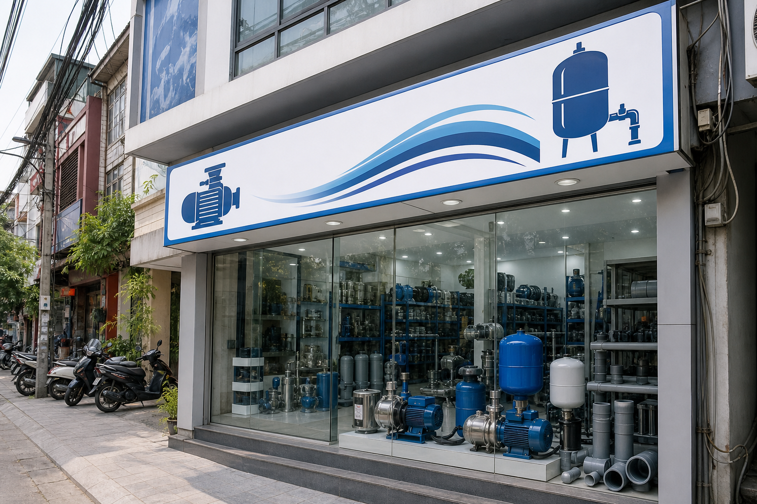 Biển hiệu cửa hàng máy bơm cần truyền tải điều gì? - Câu hỏi thường gặp máy bơm - Máy Bơm Nhập Khẩu Chính Hãng