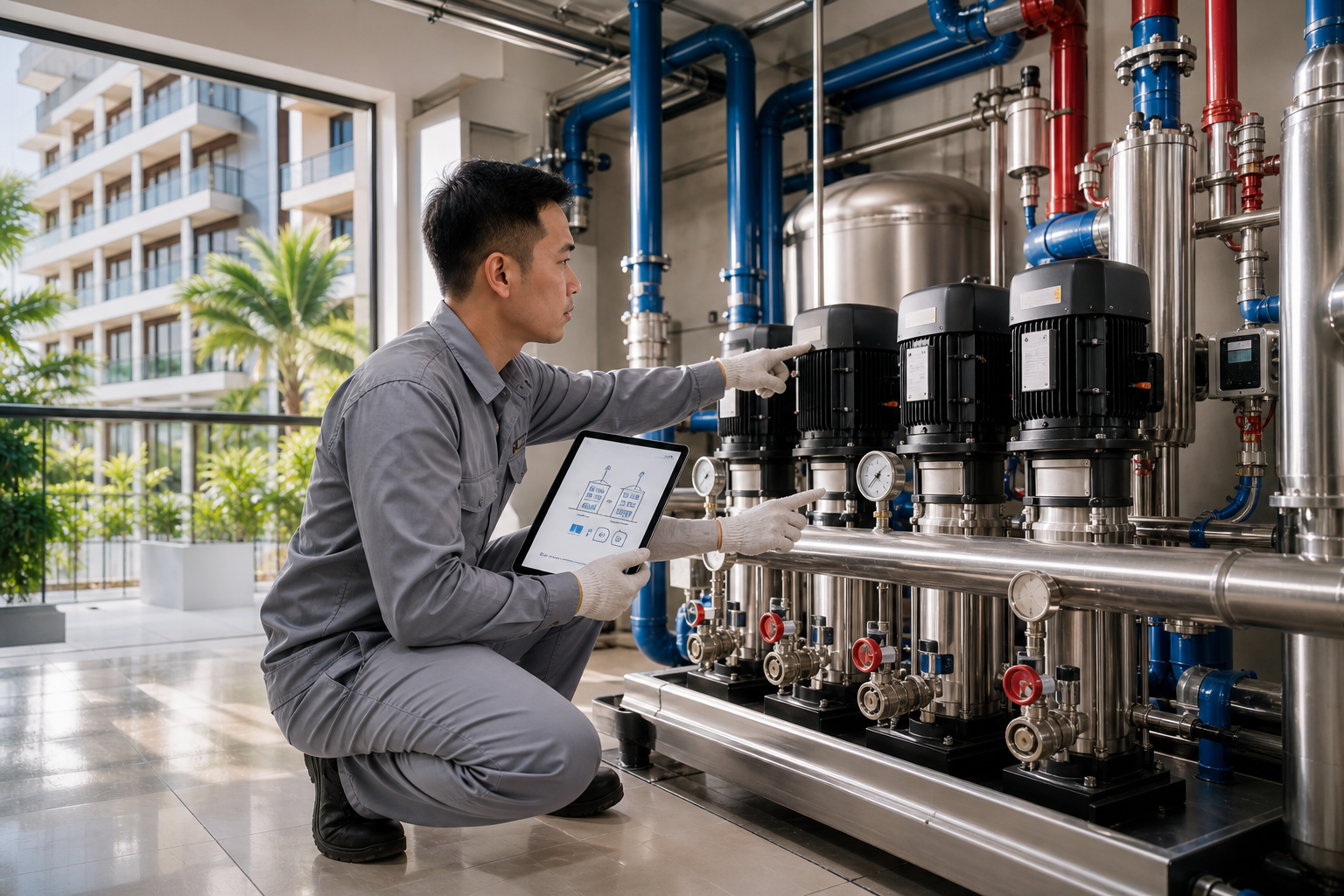 Chọn máy bơm theo nhu cầu thực tế của công trình - Lắp đặt máy bơm - Máy Bơm Nhập Khẩu Chính Hãng