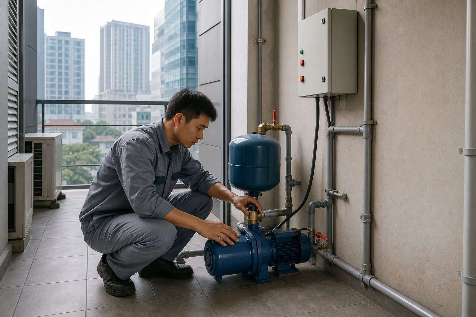 Chọn cấu hình máy bơm phù hợp cho văn phòng nhỏ - Lắp đặt máy bơm - Máy Bơm Nhập Khẩu Chính Hãng