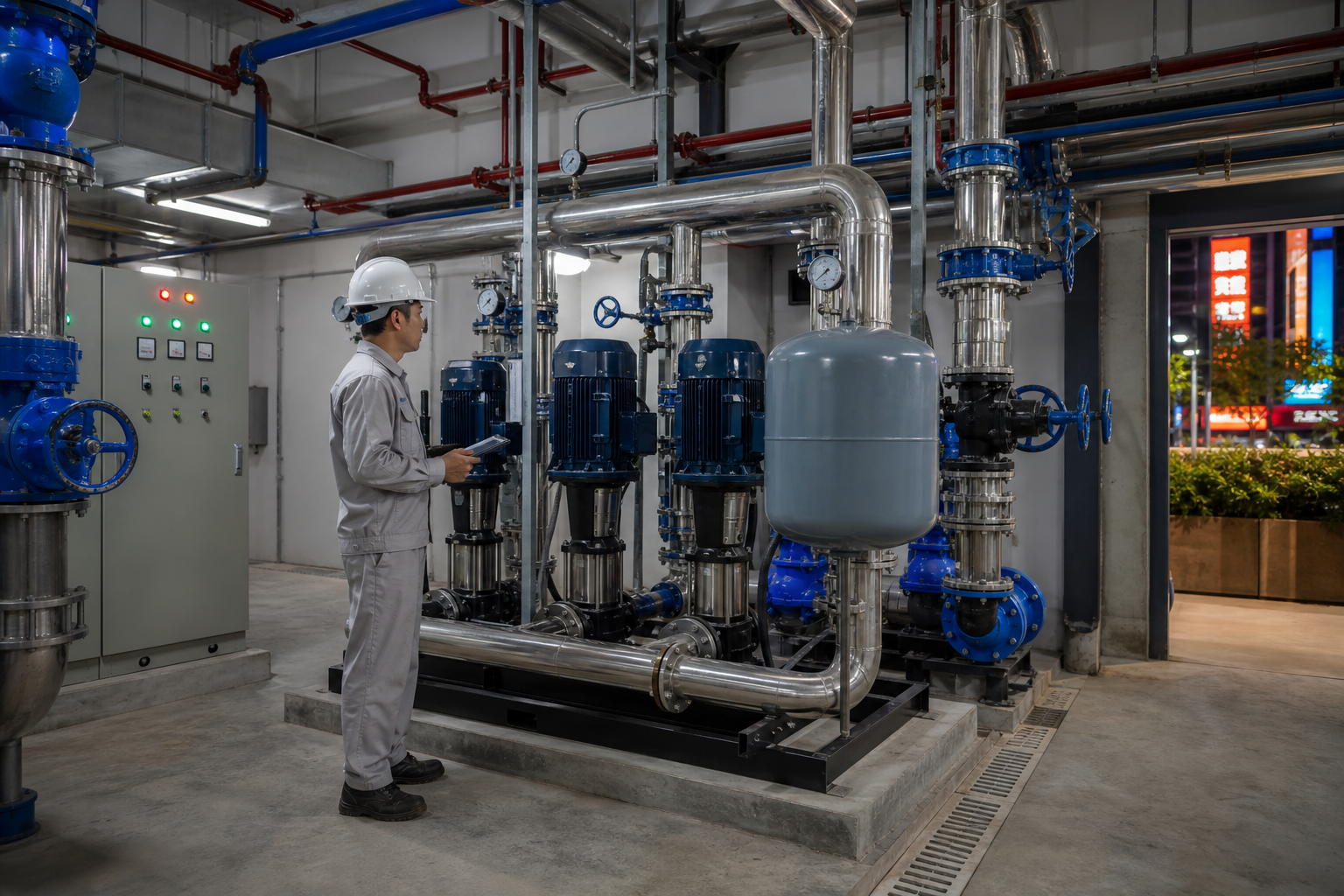 Lắp Đặt Máy Bơm Công Nghiệp Cho Tòa Nhà Hà Nội