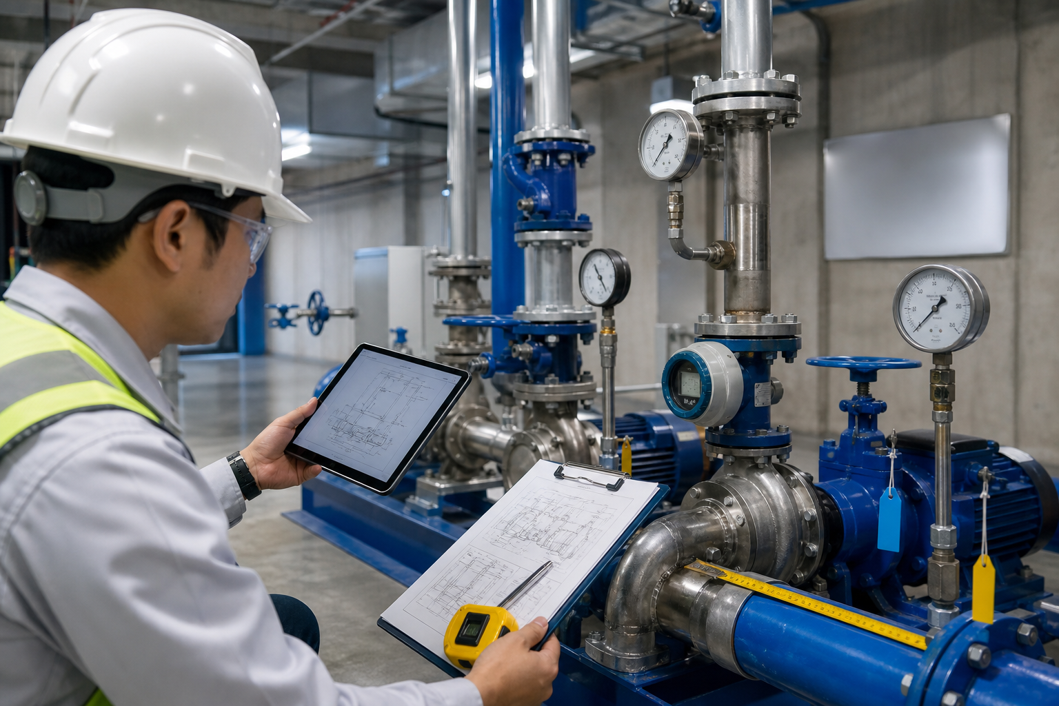 Các thông số cần xác định trước khi lắp đặt - Máy bơm công nghiệp - Máy Bơm Nhập Khẩu Chính Hãng