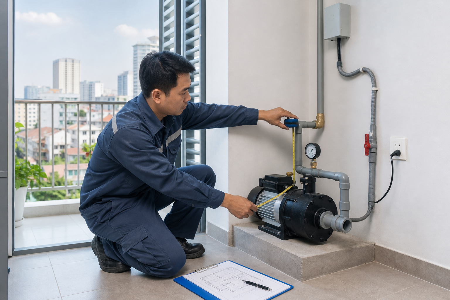 Những thông số cần nắm trước khi lắp - Lắp đặt máy bơm - Máy Bơm Nhập Khẩu Chính Hãng