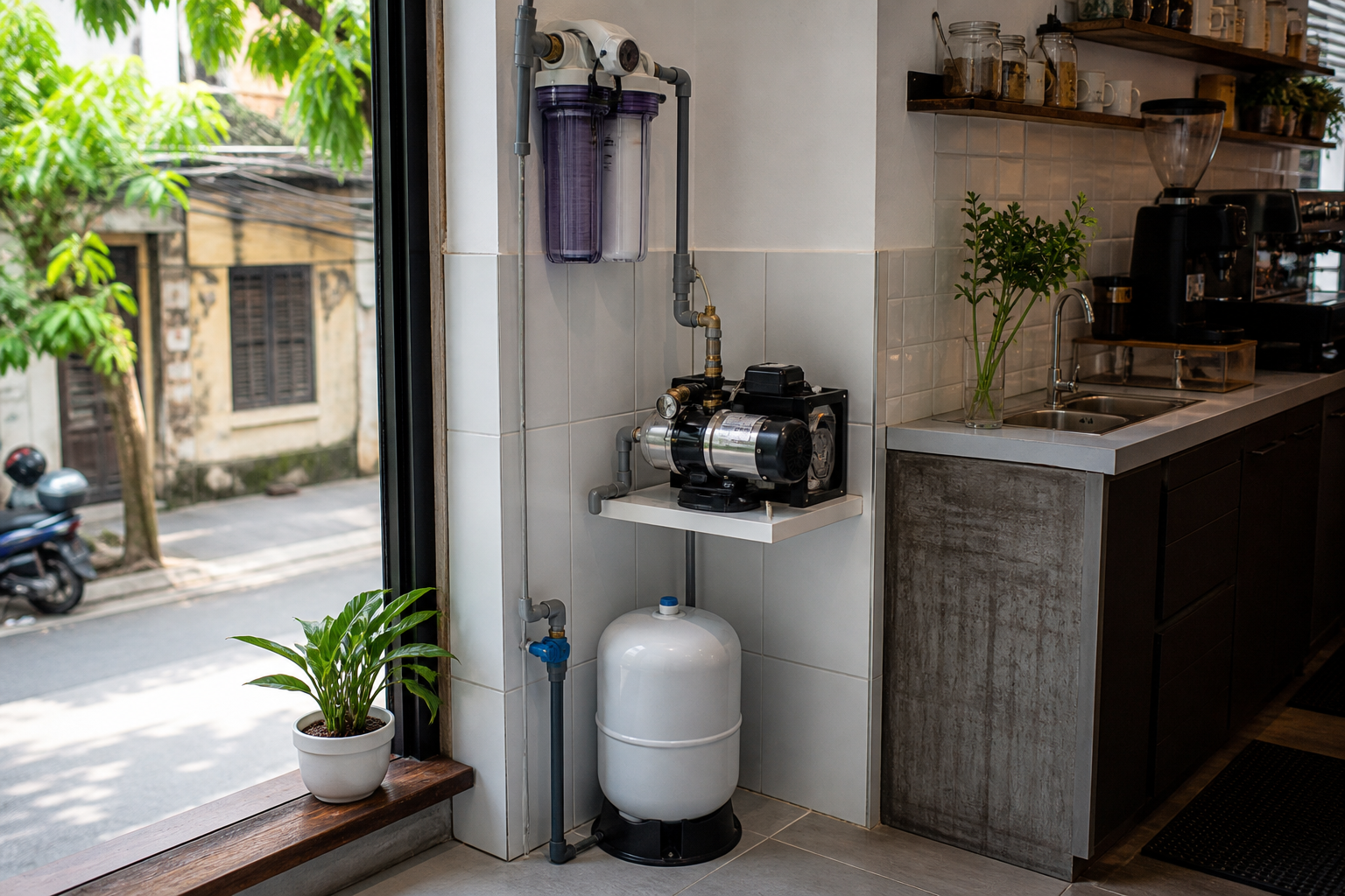 Chọn loại máy bơm tăng áp phù hợp với mô hình kinh doanh nhỏ - Máy bơm tăng áp - Máy Bơm Nhập Khẩu Chính Hãng
