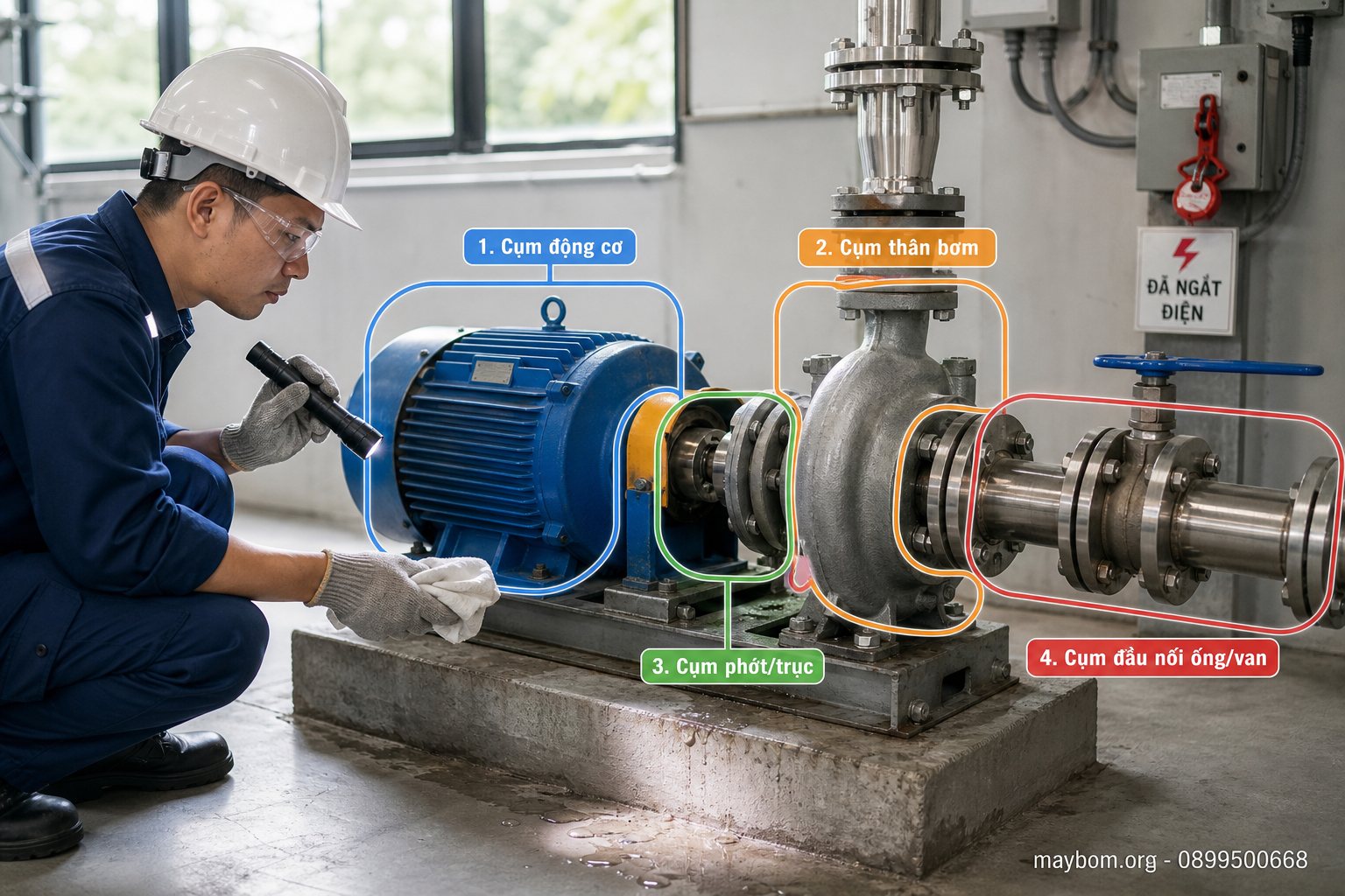 Khoanh vùng theo từng cụm bộ phận