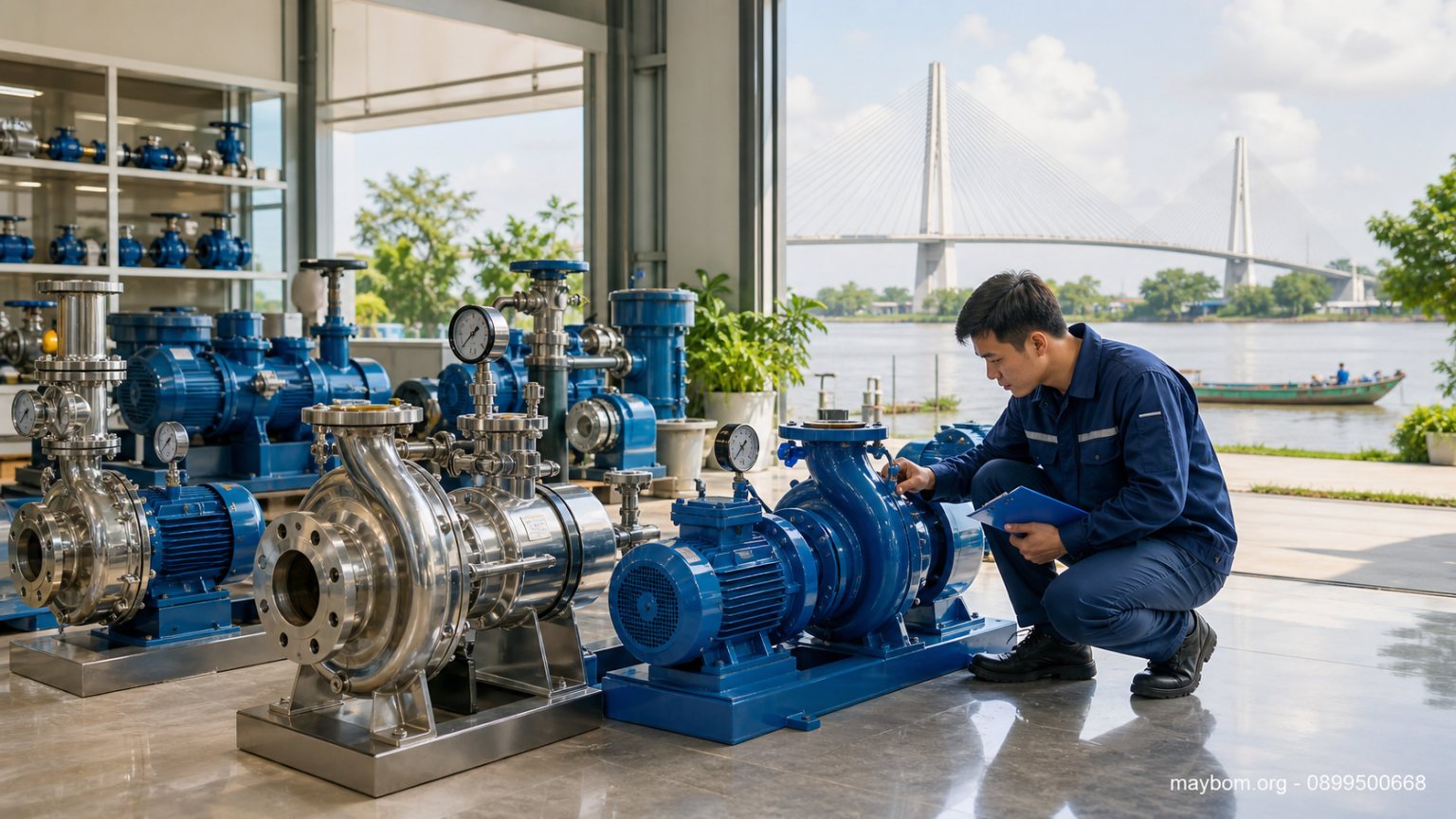 Máy Bơm Công Nghiệp Tại Cần Thơ Chính Hãng, Giá Tốt