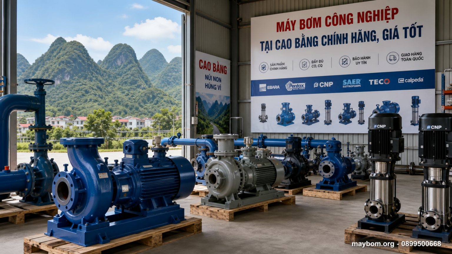Máy Bơm Công Nghiệp Tại Cao Bằng Chính Hãng, Giá Tốt