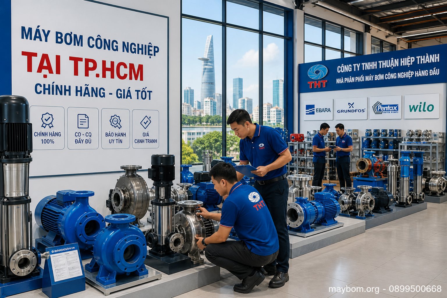Máy Bơm Công Nghiệp Tại TP.HCM Chính Hãng, Giá Tốt