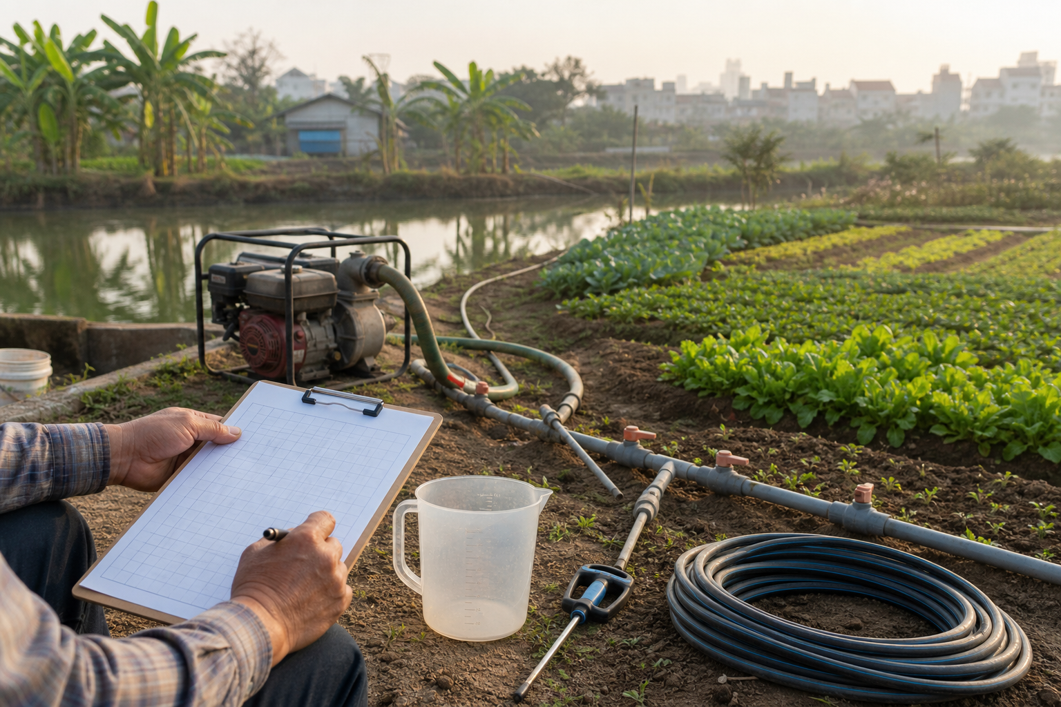 Cách tính nhu cầu tưới trước khi chọn máy bơm - Máy bơm nông nghiệp - Máy Bơm Nhập Khẩu Chính Hãng