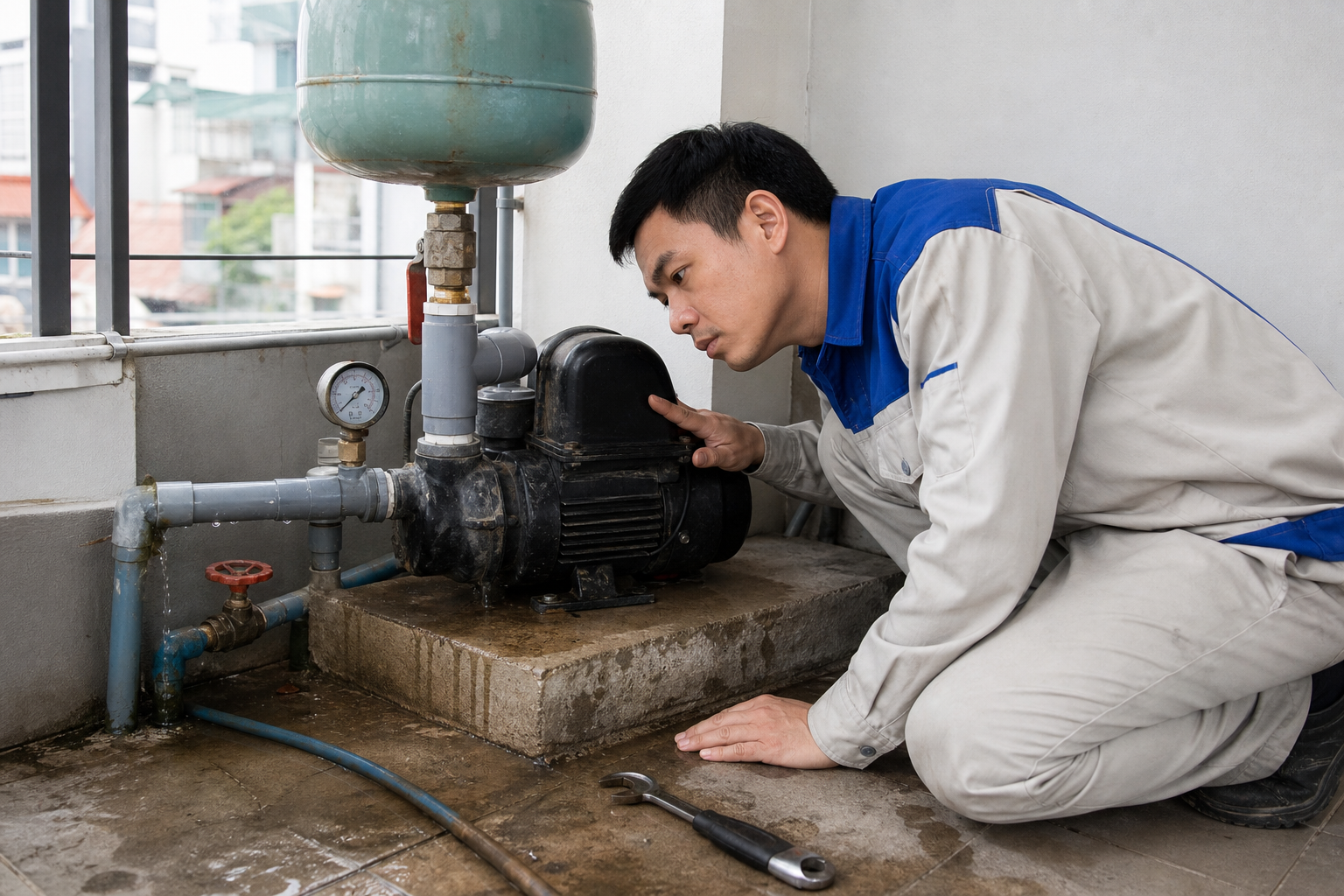 Các dấu hiệu thường gặp - Máy bơm nước gia đình - Máy Bơm Nhập Khẩu Chính Hãng
