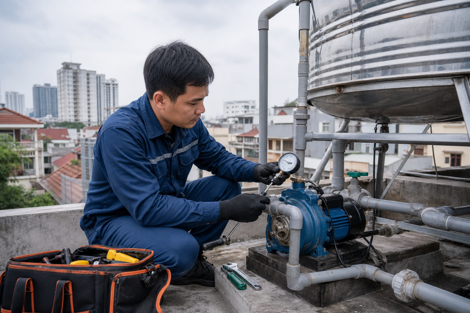Máy bơm nước gia đình yếu nước: 7 điểm cần kiểm tra trước