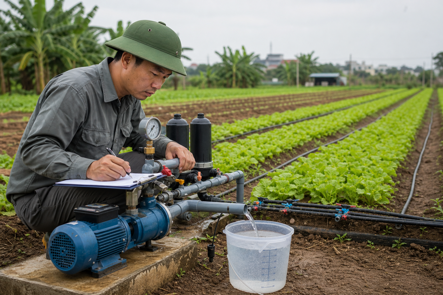 Cách tính nhu cầu trước khi chọn máy bơm tưới nhỏ giọt tại Hà Nội - Máy bơm nông nghiệp - Máy Bơm Nhập Khẩu Chính Hãng