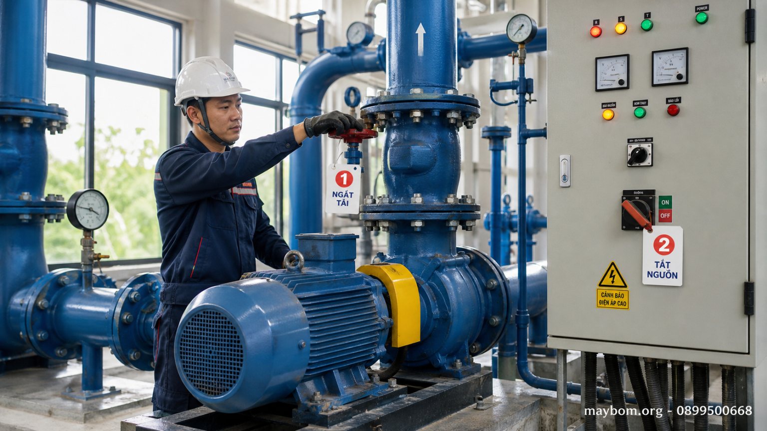 Ngắt tải trước rồi mới tắt nguồn