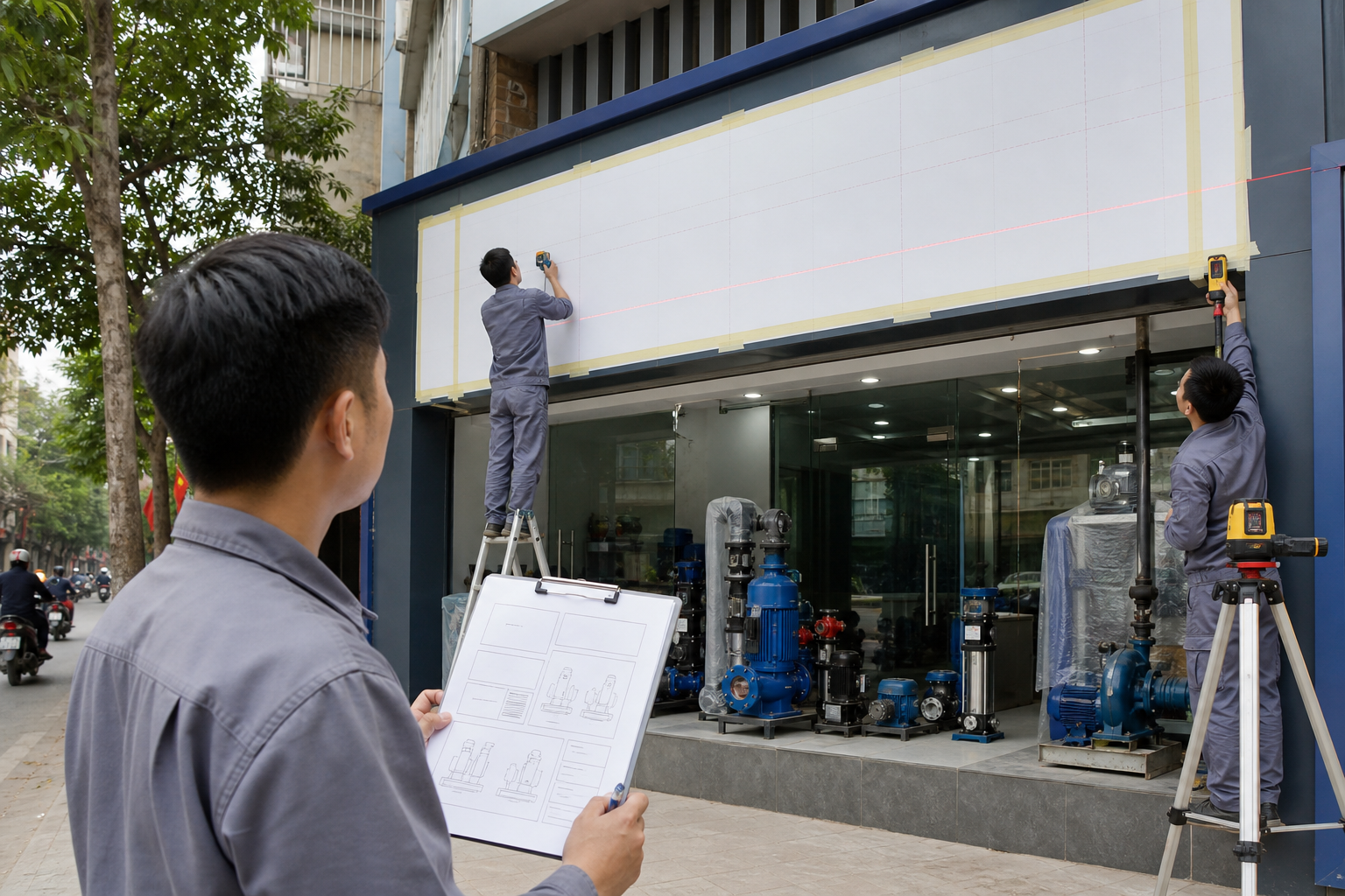 2. Lên nội dung và bố cục thiết kế phù hợp ngành máy bơm - Câu hỏi thường gặp máy bơm - Máy Bơm Nhập Khẩu Chính Hãng