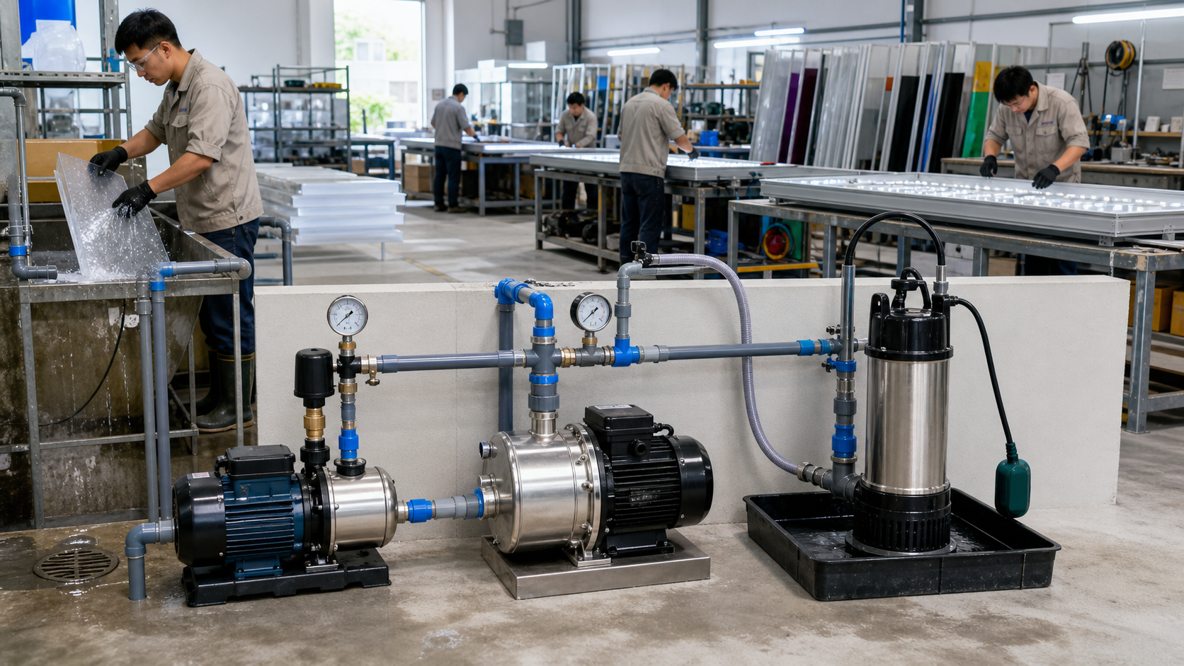 So sánh các loại máy bơm cấp nước phù hợp cho xưởng làm biển hiệu - So sánh và đánh giá máy bơm - Máy Bơm Nhập Khẩu Chính Hãn