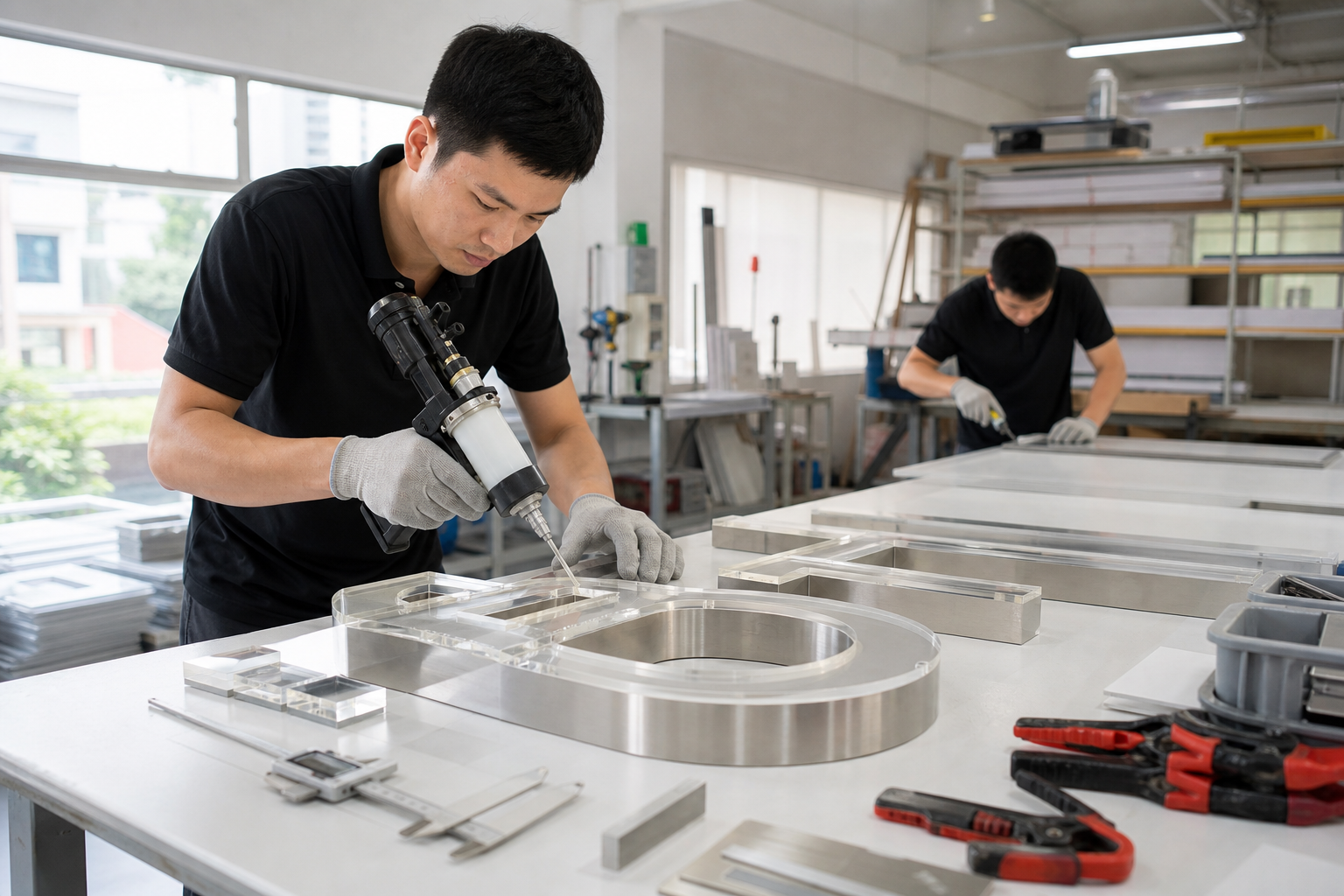 So sánh máy bơm định lượng keo cho chữ nổi Hà Nội