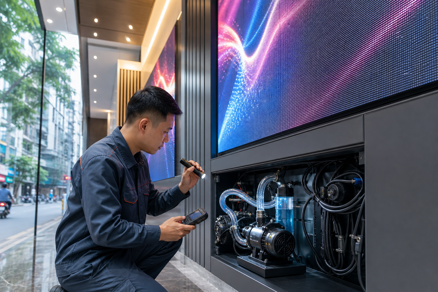 Vì sao biển LED trong nhà cần chọn máy bơm làm mát cẩn thận? - So sánh và đánh giá máy bơm - Máy Bơm Nhập Khẩu Chính Hãng