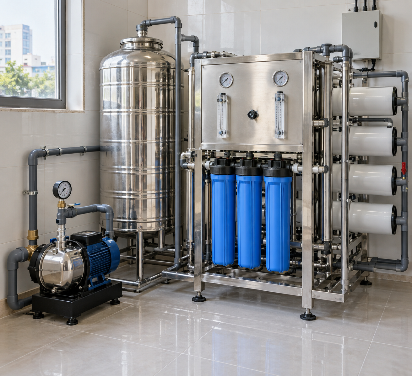 Cách chọn máy bơm cho hệ thống lọc nước RO tại Hà Nội