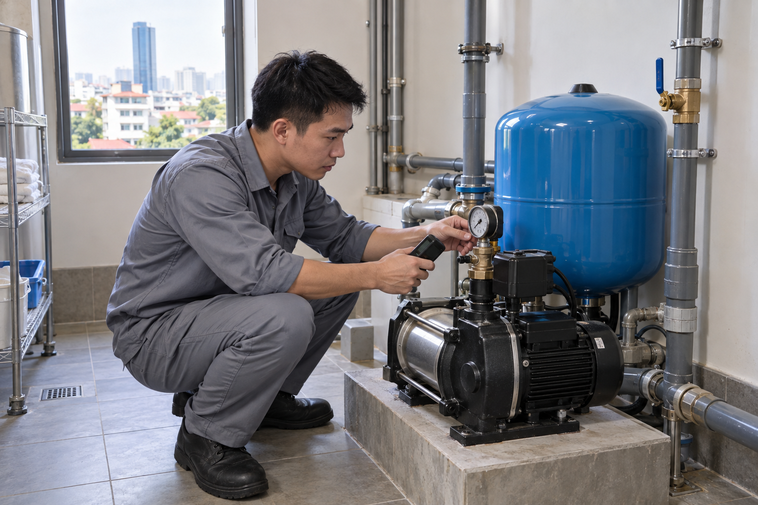 Cách chọn máy bơm cho khách sạn mini tại Hà Nội