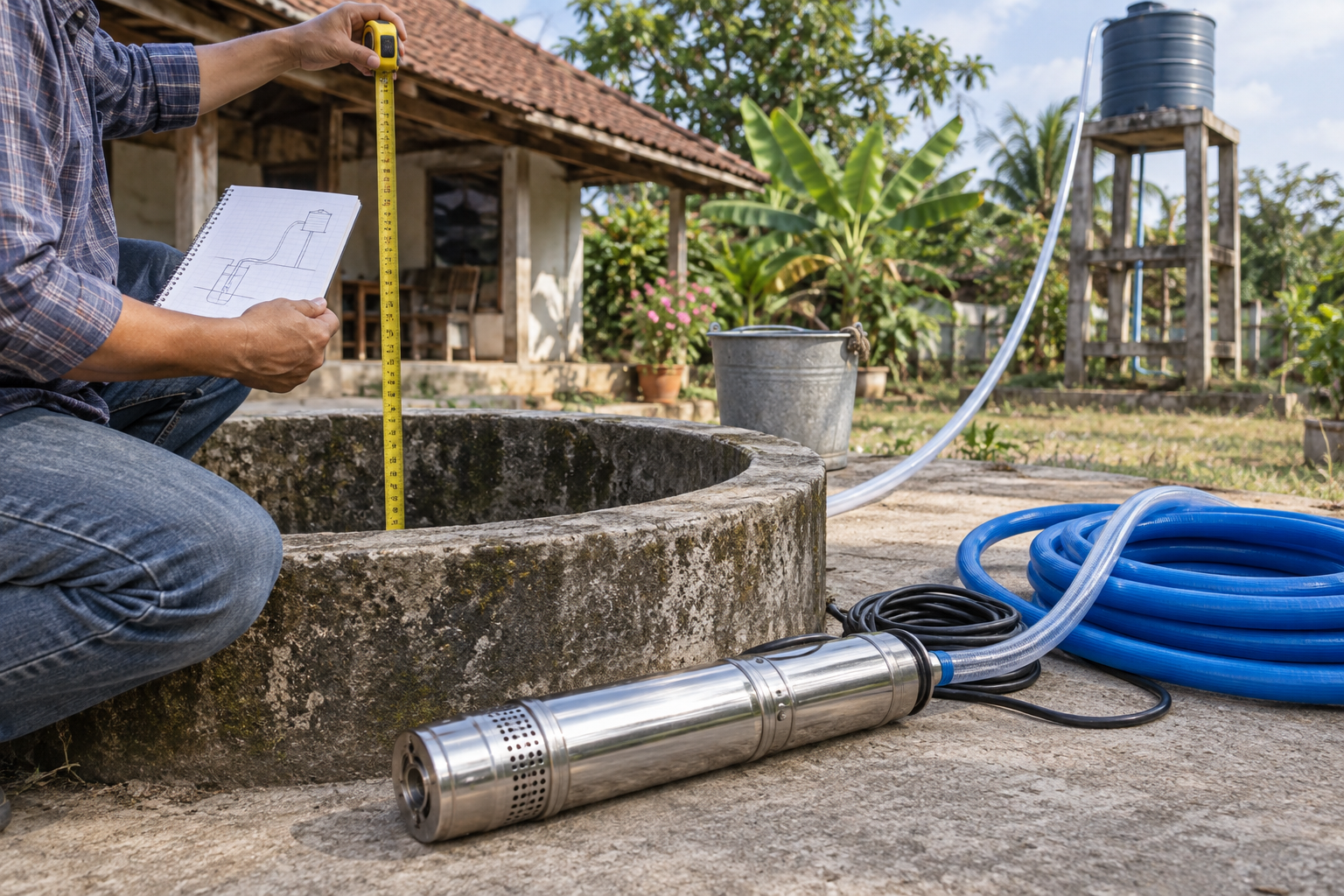 Cách xác định lưu lượng và cột áp trước khi mua - Máy bơm chìm - Máy Bơm Nhập Khẩu Chính Hãng
