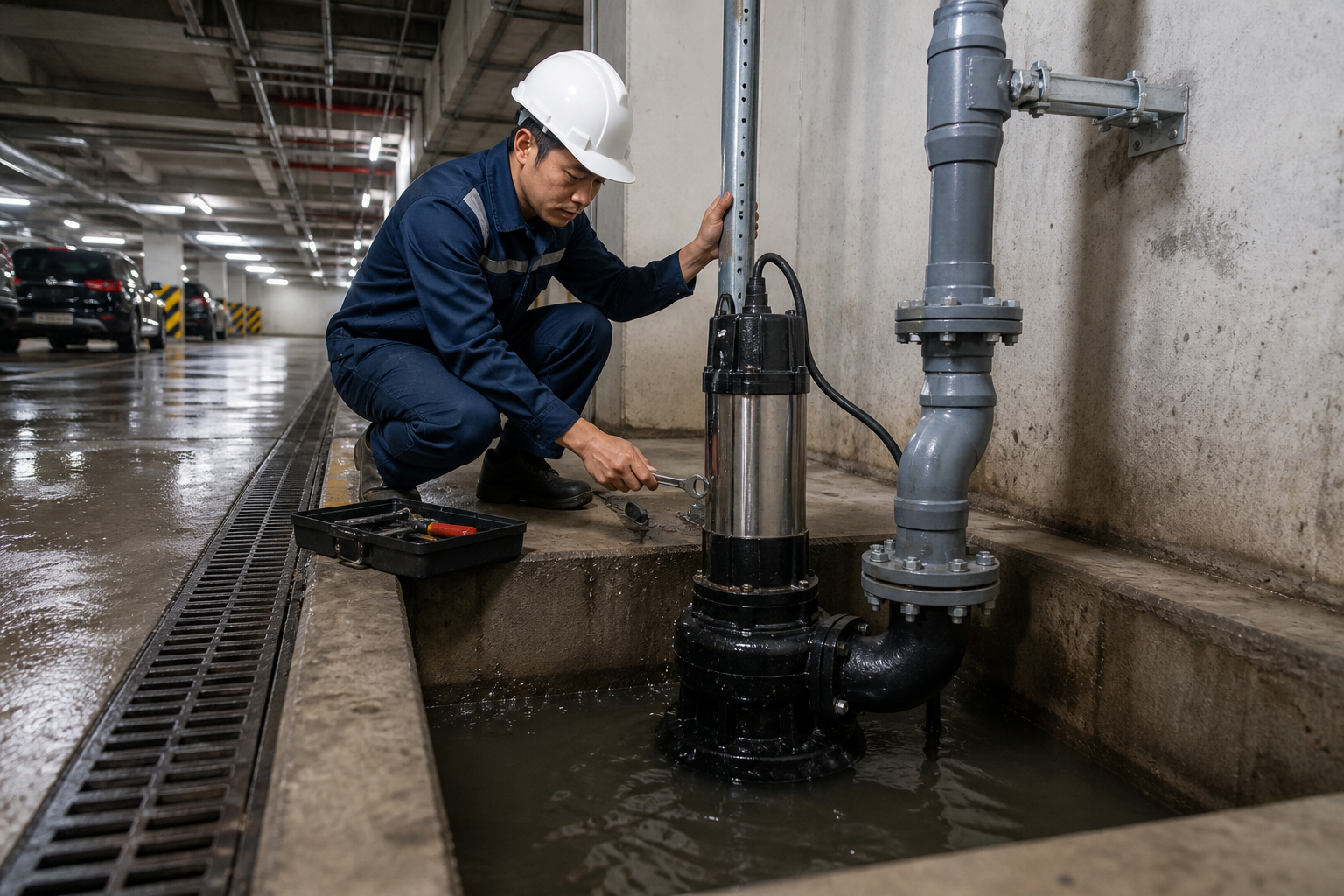 Chọn máy bơm nước thải cho bến xe, bãi xe Hà Nội