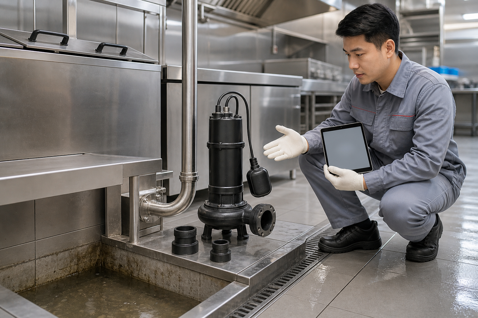 Tiêu chí chọn máy bơm nước thải cho bếp ăn công nghiệp - Máy bơm nước thải - Máy Bơm Nhập Khẩu Chính Hãng