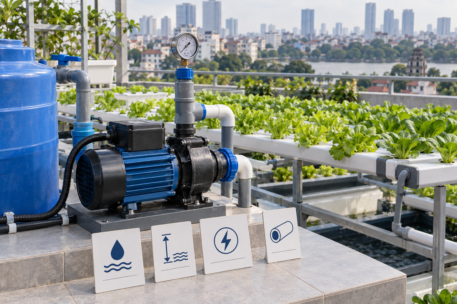 Các thông số nên xem trước khi mua máy bơm thủy canh - Máy bơm tưới tiêu - Máy Bơm Nhập Khẩu Chính Hãng