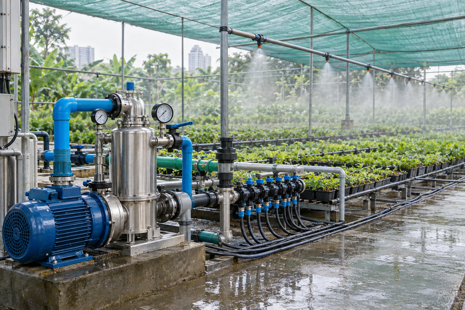 Đặc thù tưới của vườn ươm cây giống tại Hà Nội - Máy bơm tưới tiêu - Máy Bơm Nhập Khẩu Chính Hãng