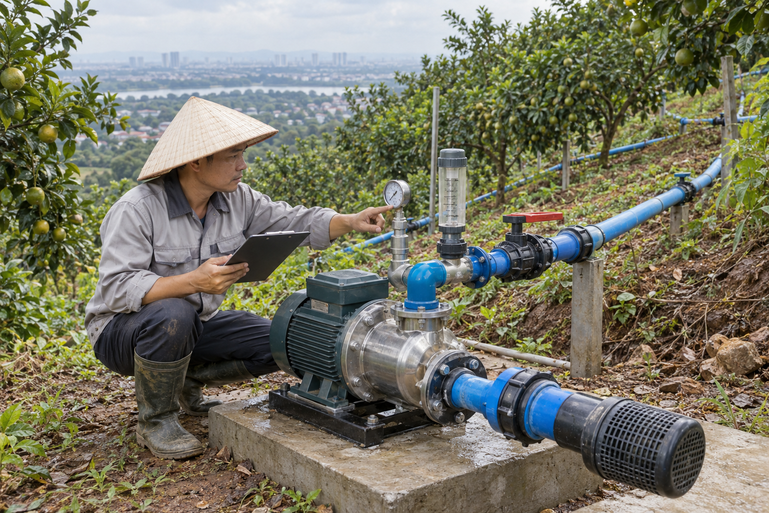 Các thông số cần kiểm tra trước khi chọn máy bơm - Máy bơm tưới tiêu - Máy Bơm Nhập Khẩu Chính Hãng